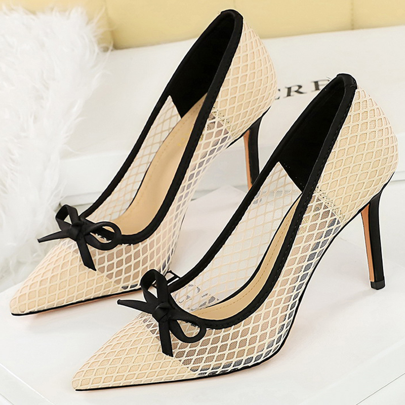 Shoe Tree - BIGTREE Schoenen Mesh Kant Vrouwen Pompen