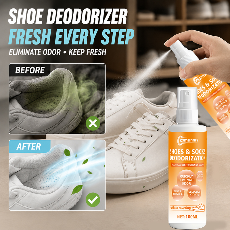 Sneaker Care Spray - Voetgeurspray, ontgeurende reiniger voor schoenen en