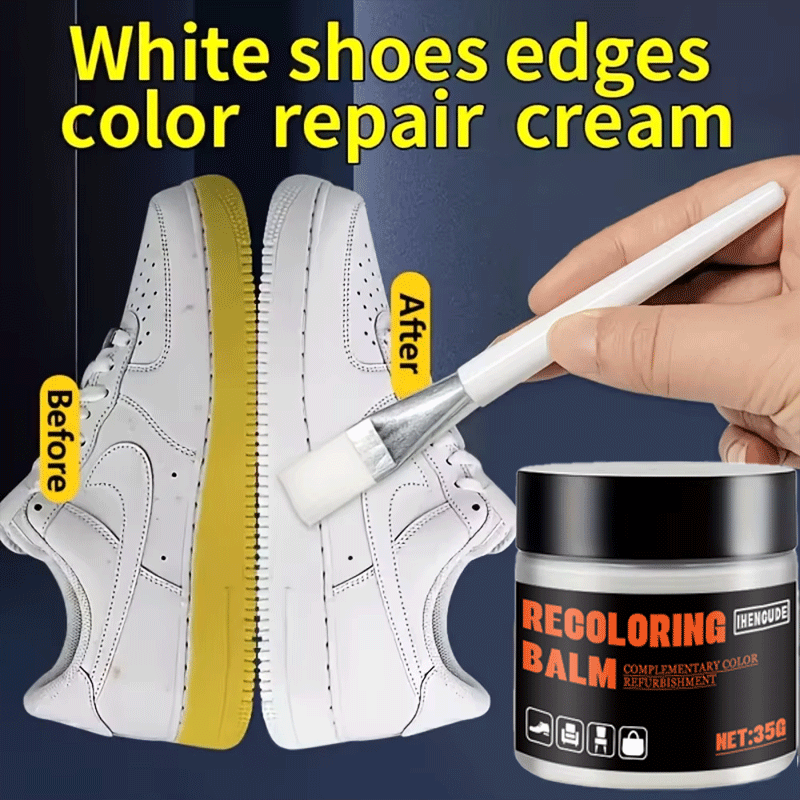 Sneaker Cleaner - Lederen Schoen Witte Herkleurpasta 35g Sneaker